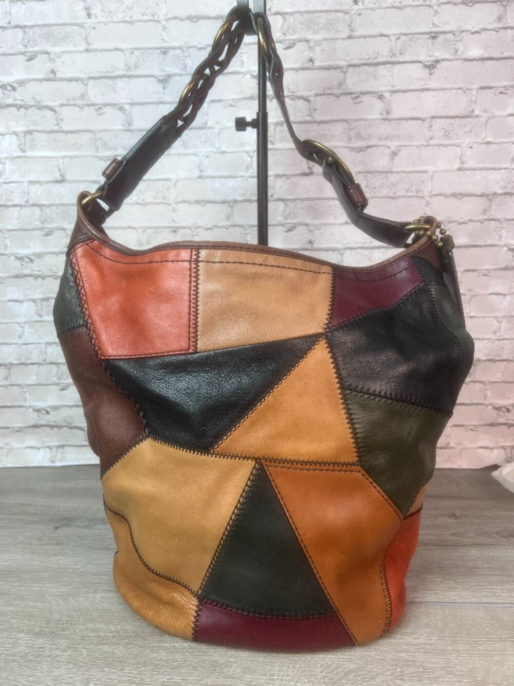 Rare COACH Bleecker PATCHWORK Leather Duffel 11465